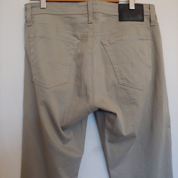 Adriano Goldschmeid Khaki Everett Slim Straight Leg Women Pants 31 - Picture 6 of 14
